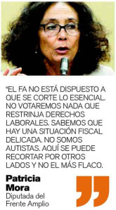 Scan of quote in La Nación)