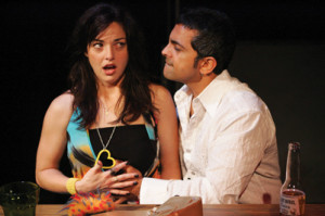 Sadie Alexandru (Josie) and Anil Kumar (Guiseppe) in “Love Sucks.”