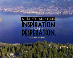 Inspirational Wallpaper on Determination by Anthony Robbins..