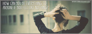 Feel Like Nothing Facebook Cover