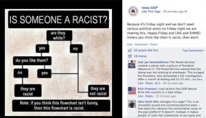 Iowa Republican Party Posts Graphic Mocking Racism