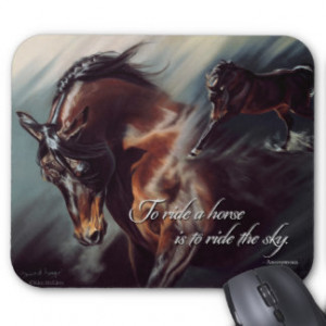 Horse Quotes Mouse Pads