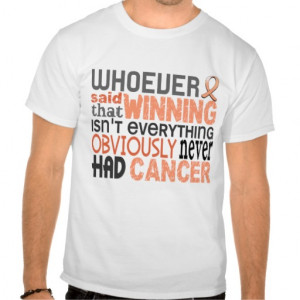 Whoever Said Uterine Cancer T-shirt