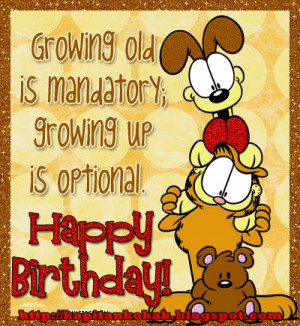 Happy 34th birthday Garfield