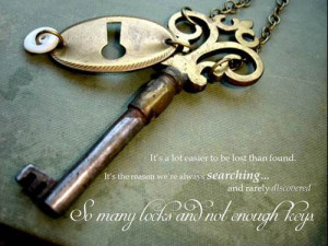... dessen quotes # lock and key # keys # vintage keys # lost # alone