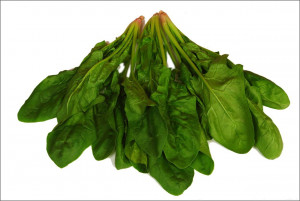 Fresh Spinach Close Background