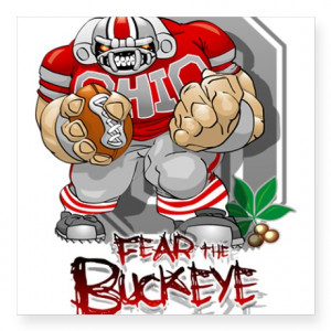 Buckeye Gifts > Buckeye Auto > buckeye football Sticker