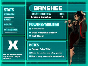 Young Justice OC Banshee by ShamanxPhantom309