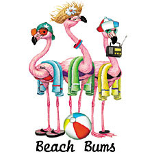 Beach Bums-Flamingo T-Shirt