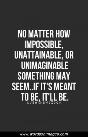 Impossible love quotes