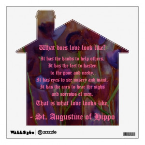 St. Augustine of Hippo Love Quote Wall Graphic