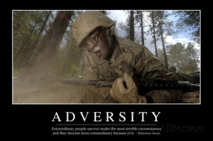 Adversity: Inspirational Quote and Motivational Poster Photographic ...