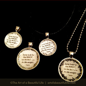 Home / Necklaces / Design an Inspirational Necklace with Custom Quote