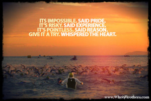 Its Impossible, said pride…