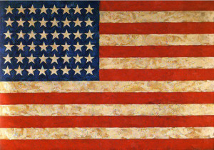 Jasper Johns ‘Flag’ Painting