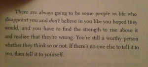 you're still a worthy person