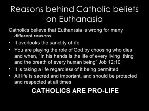 Pro Euthanasia Quotes Beliefs on euthanasia