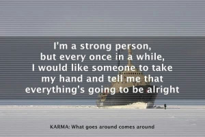 strong person....