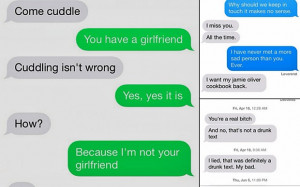 ... your ex' is a new Instagram account Photo: TEXTSFROMYOUREX/INSTAGRAM