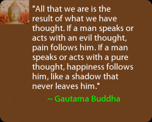 Daily Positive Thoughts – Quote from Gautama Buddha