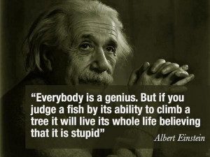 quotes on social media from Mister Smarty Pants, Albert Einstein ...