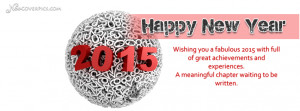 Happy New Year 2015 Wishes Special FB Profile Cover Photo
