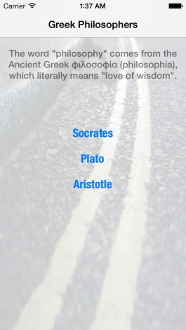 View bigger - Greek Philosophers Quotes for iPhone screenshot