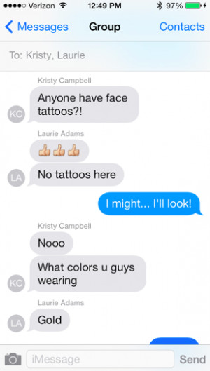 No big deal, just the girls figuring out what to wear. So fun to meet ...