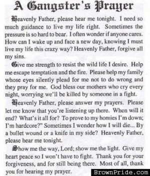 Gangsters Prayer