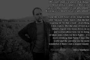 Dave Matthews - hmm interesting