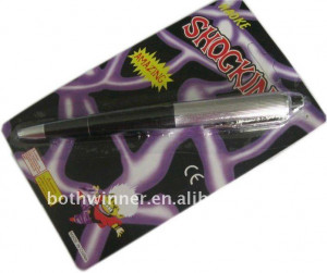 electric shock pen joke gag prank trick funny toy gift