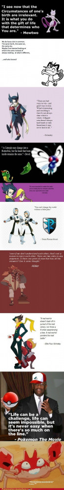 teared up at some of these. | Inspirational Pokémon Quotes