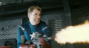 Photo of Chris Evans, portraying Steve Rogers from 