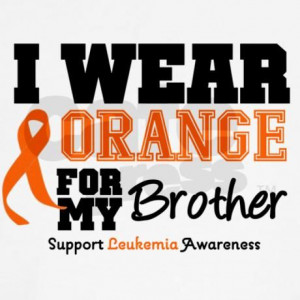 IWearOrange Brother Shirt on CafePress.com