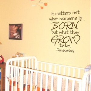 Perfect quote for nursery wall