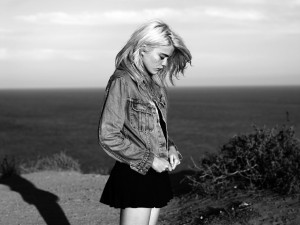 Sky Ferreira by Hedi Slimane via his diary .