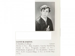 Here's Blankfein's senior portrait. He ended up going to Harvard, not ...