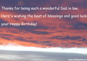 Father In Law Birthday Quotes. QuotesGram