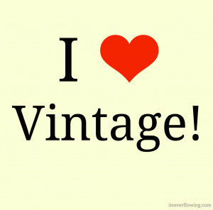 Thrifty Finds I Adore | I {Heart} Vintage Quote
