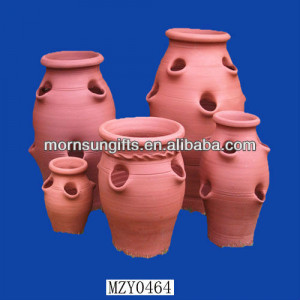 Hot selling set 4 OEM exquisite funny Terracotta Planter Pot