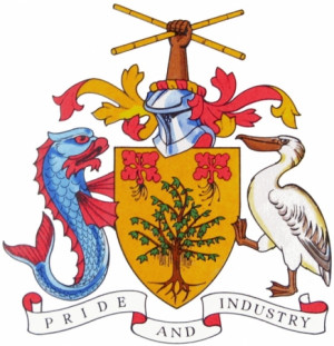 Upward and Onward We Shall Go: Barbados' Coat of Arms