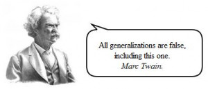 all generalizations