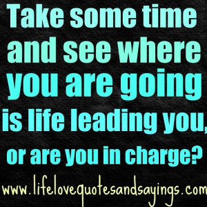 Take charge!