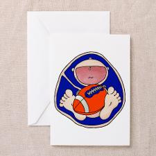 Florida Gators Baby in Belly Greeting Card for