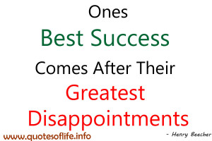 Quotes About Life and Disappointment