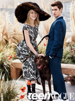 Rate It: Emma Stone (And Andrew Garfield) Get Cute On 'Teen Vogue ...