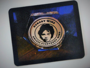 Bruce Springsteen mouse pad, inspirational quote, unique, gift