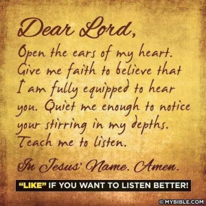Dear Lord,