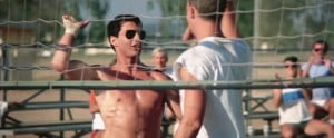 Tom Cruise as Maverick in Top Gun (1986)