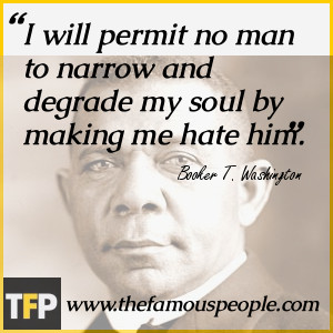 Booker T. Washington was one of the foremost African-American leaders ...